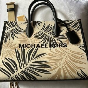 Michael Kors Canvas Hand Bag New with Tags